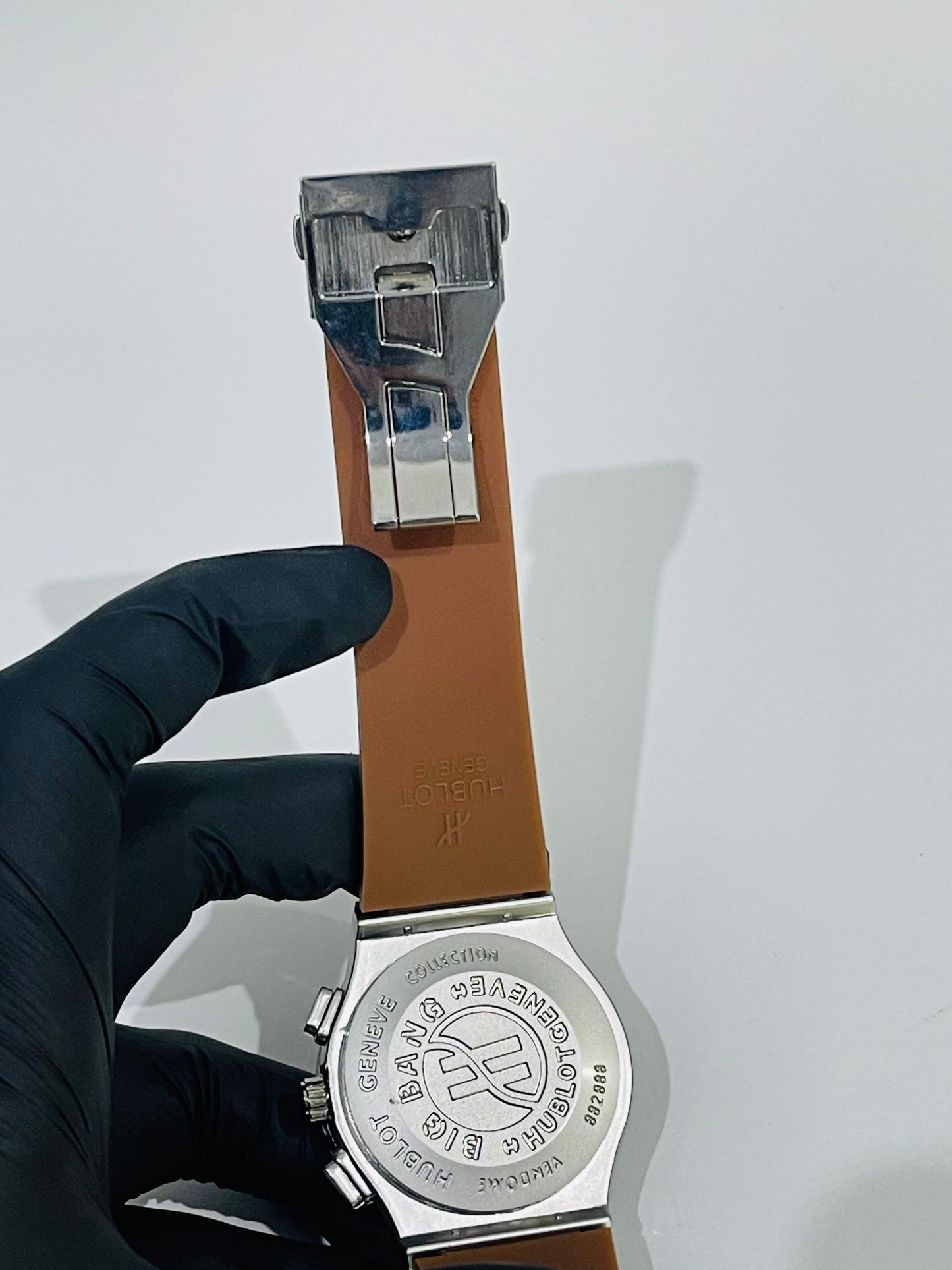 "Hublot Luxe Leather Strap"