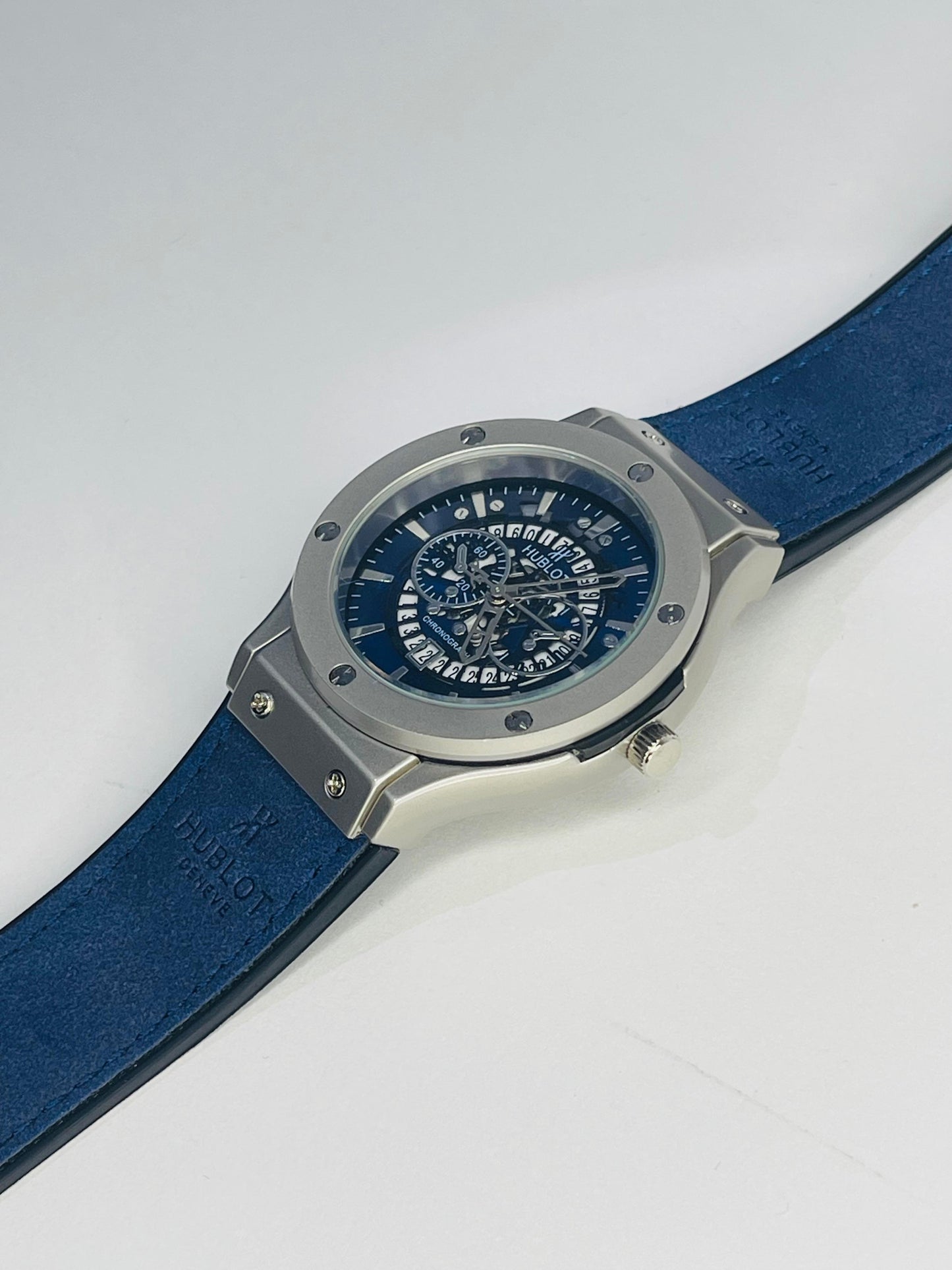 "Hublot Luxe Leather Strap"