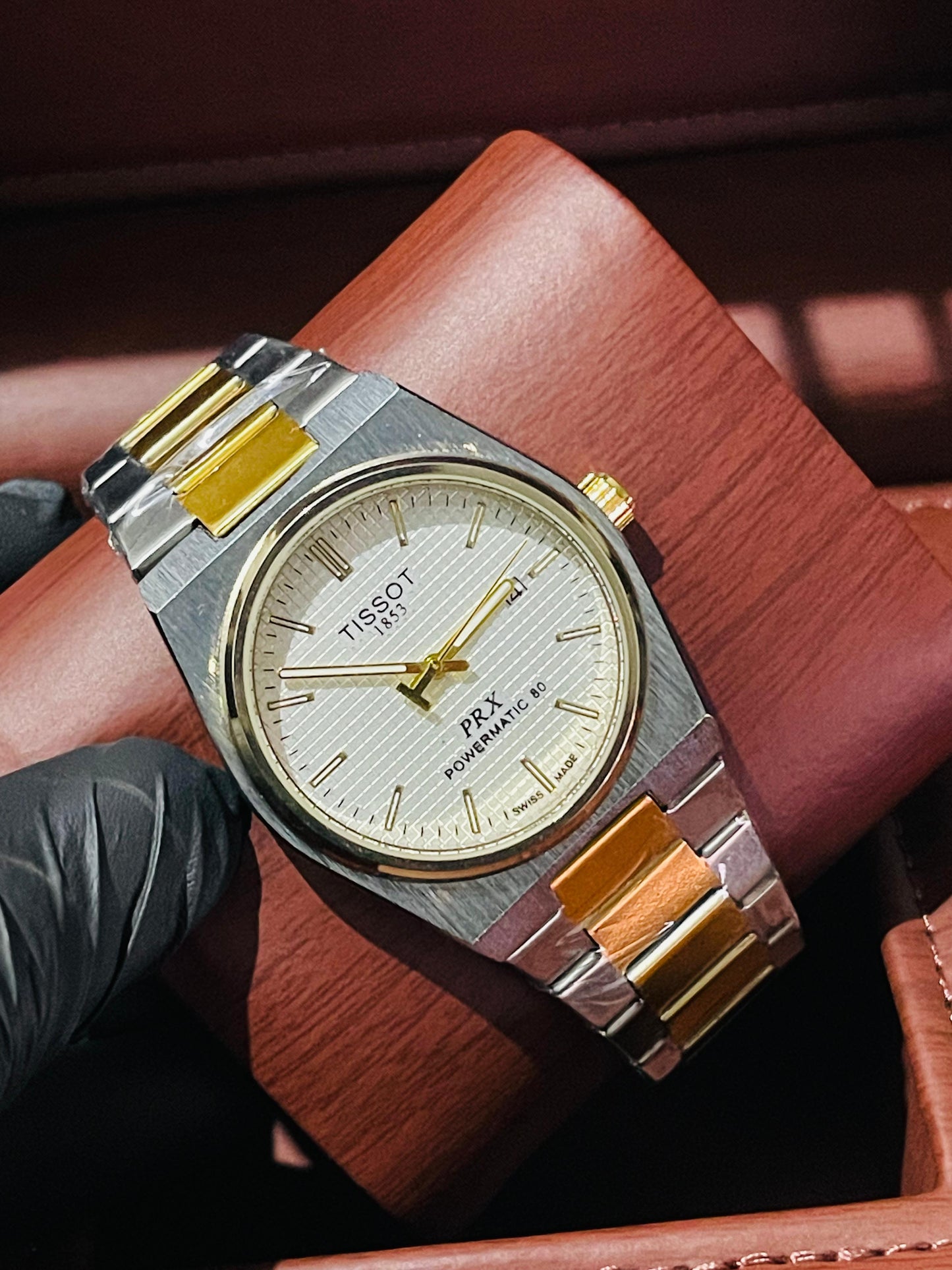 "Tissot AeroSport Golden with White DIal"