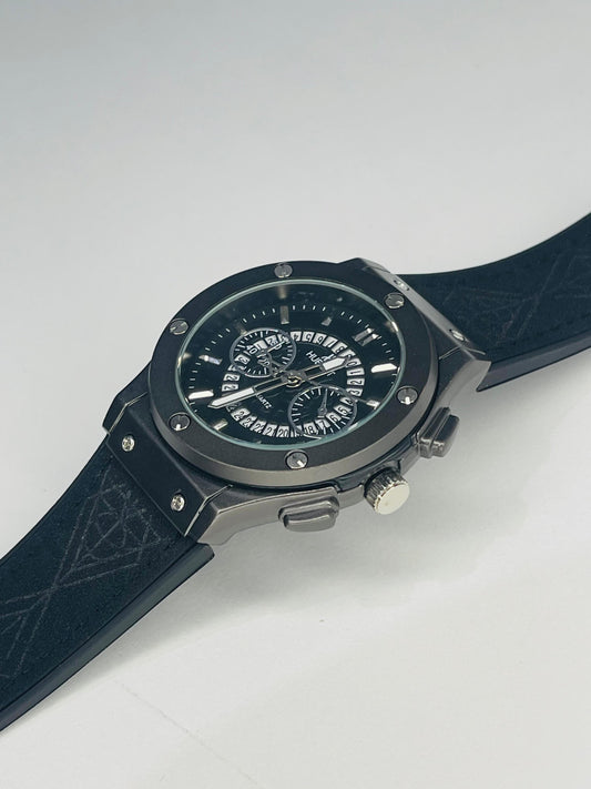 "Hublot Luxe Leather Strap"