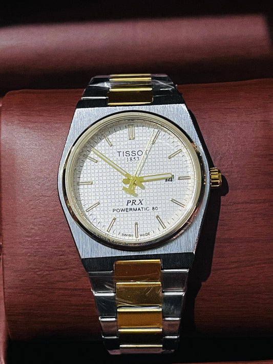 "Tissot AeroSport Golden with White DIal"